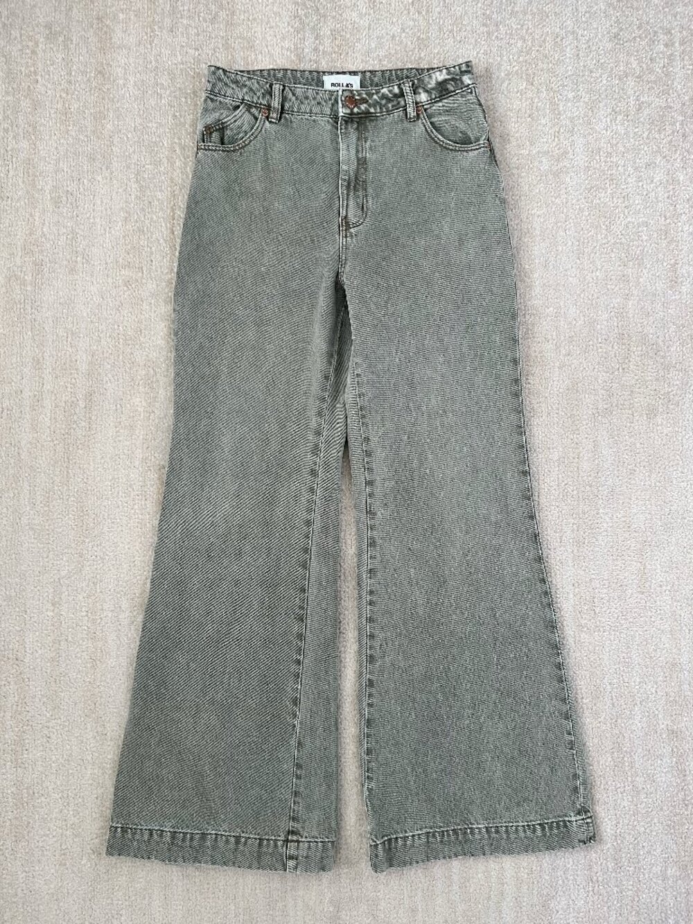 Rolla's Green East Coast Flare High Rise Jeans 28